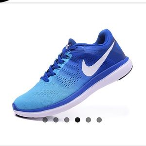 nike flex run blue
